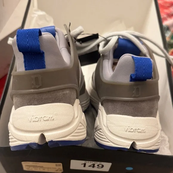 Dondup Gray and Blue Athletic Shoes - Picture 7 of 9